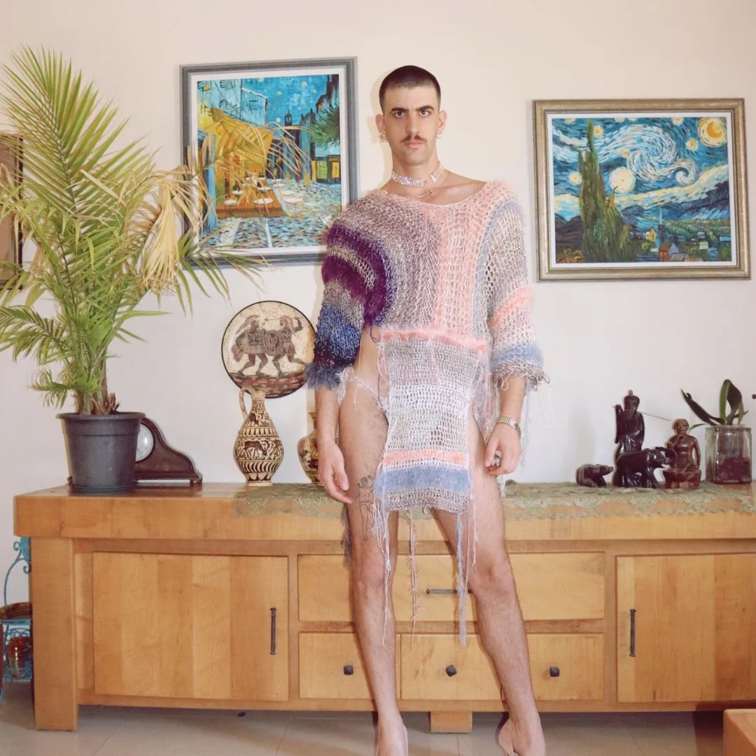 Crochet Guy in Sexy Sweater